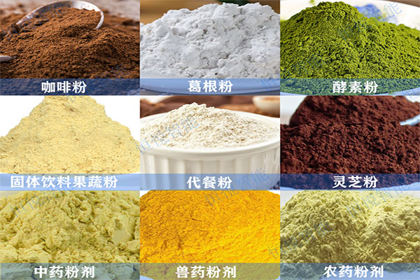 給袋式粉末香蕉免费在线视频應用範圍