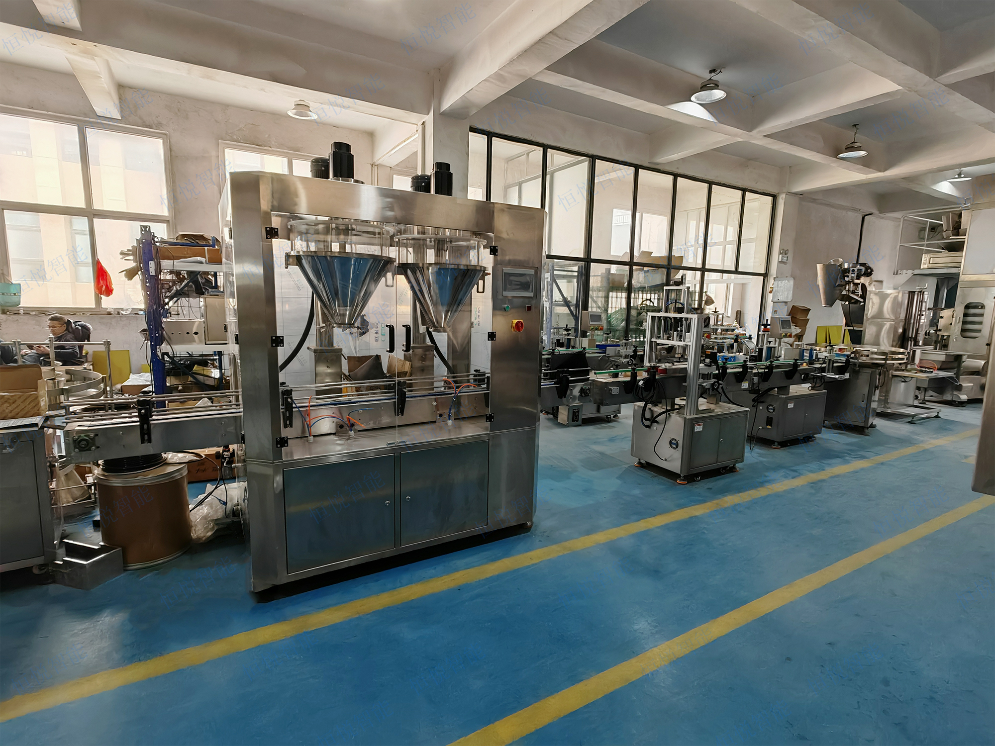 粉末灌裝機全自動生產線 粉末灌裝機全自動生產線